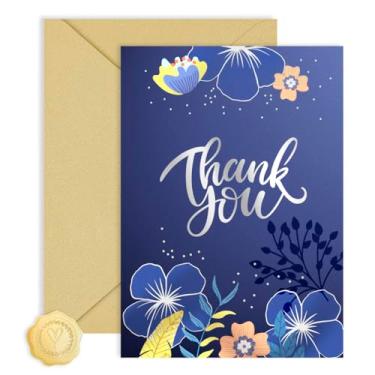 Imagem de CRTURUNIQ Cartões de agradecimento com envelopes, cartões de agradecimento com design de papel especial premium para o dia do chefe colegas de trabalho pastor clero corretor de imóveis treinador