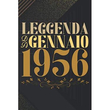 Imagem de Leggenda da gennaio 1956: quaderno a righe,regalo Compleanno 65 anni, regalo Per Uomini, Donne E Amici, Regalo di compleanno per una persona nata in gennaio