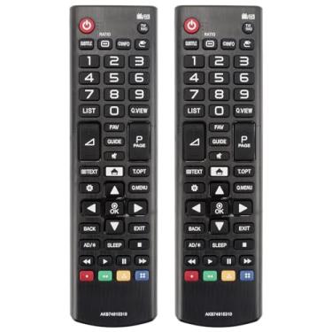 Imagem de 2 Pakck AKB74915310 ajuste remoto de substituição para LG Full HD LED Smart TV 43LH59V 43LH571T-TE 43LH571Y-TE 43LH570T-TD 43LH570Y-TD 43LH590V-TD 43LH590T-TD 43LH590T-TD 43LH590T-TD 43LH590T-TD