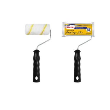 Imagem de Rolo de Pintura de Lã Respingo Zero Compel, 09cm