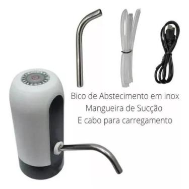Imagem de Bico Bomba Para Galão Água Puxador Elétrico Recarregável Usb - Sweet H