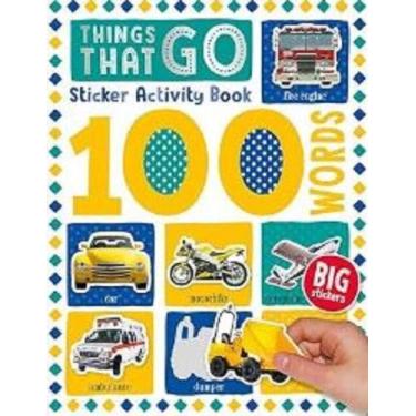 Imagem de 100 Words Things That Go Sticker - Activity Book With Card Press-Outs 