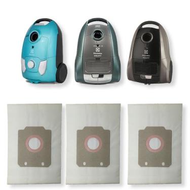 Imagem de 3 Sacos Refil Coletor de Papel Descartável Para Aspirador Electrolux Equipt Eeq31 Eqp02 Eqp20 Cartucho Bag