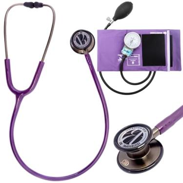 Imagem de Kit Estetoscópio BIC Eternity + Esfigmomanômetro Pamed Com Bolsa - Enfermagem e Medicina (MALBEC)