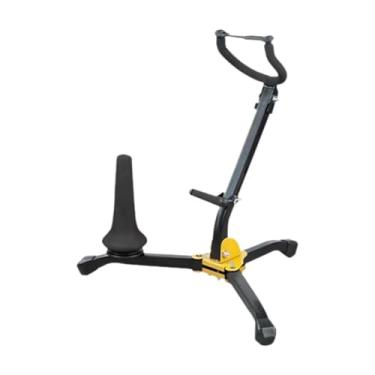 Imagem de TTETTZ Suporte de suporte saxofone suporta alto tenor sax stand para show de desempenho de desempenho show