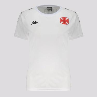 Imagem de Camisa Kappa Vasco Supporter Element Feminina Branca, M