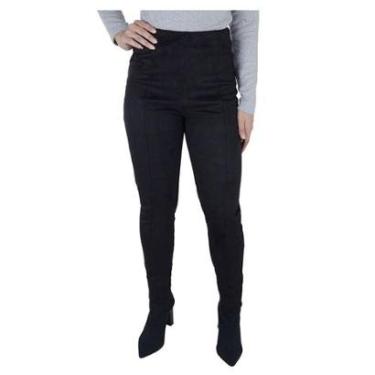 Imagem de Calça Feminina Olho Fatal Suede Preta - 601854-Feminino