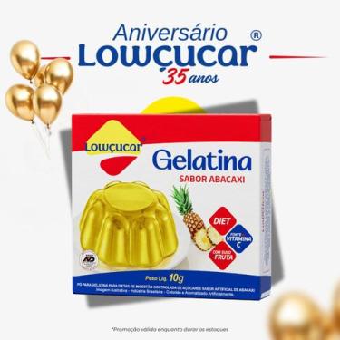 Imagem de Gelatina Lowçucar Sabor Abacaxi 10g