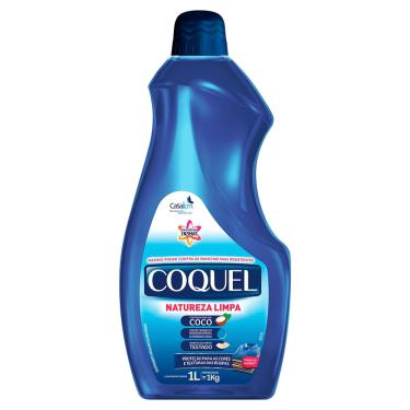 Imagem de Lava-roupas líquido coquel natureza limpa frasco 1L