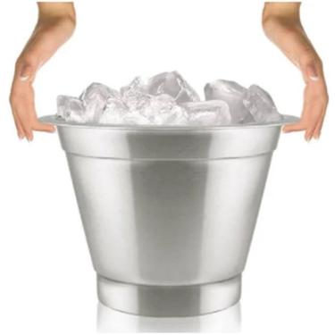 Imagem de Balde De Gelo E Cerveja 7 Litros Alumínio Puro Lata Cerveja