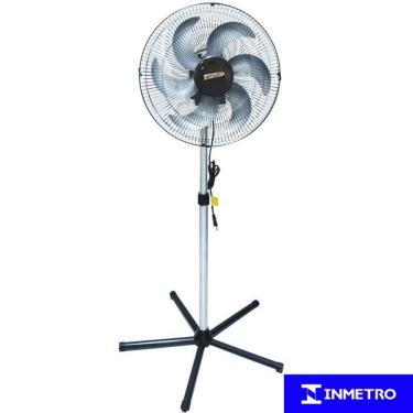 Imagem de Ventilador Coluna 50cm Bivolt 200W Industrial Turbo Turbão 6 Pás Grade 120 Fios Vitalex OC50FP Preto