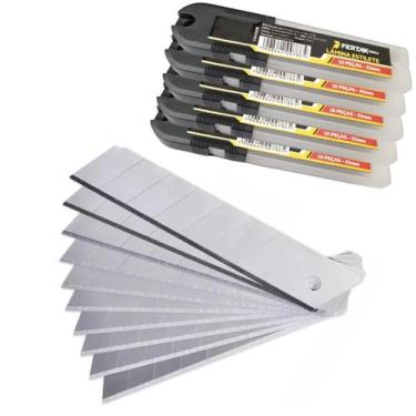 Imagem de Lâmina Para Estilete 25Mm 60 Peças - Fertak