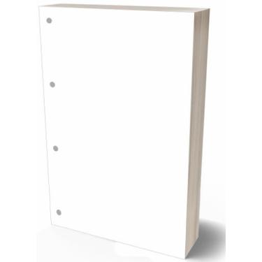 Imagem de Refil Argolado 90g 80 Folhas Branco Liso Caderno Fichario - Best