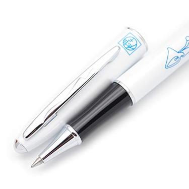 Imagem de czxwyst Caneta esferográfica Picasso 606 com ponta de 0,5 mm, caixa original (branco pérola)