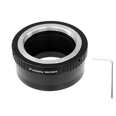 Imagem de Fotasy Adaptador M42 para MFT, M42 Lens to M43 Adapter, Compatível com Micro Quatro Terços, Foco Fixo, Câmera Digital Mirrorless
