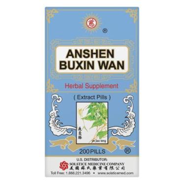 Imagem de Suplemento de ervas Solstício Medicine Anshen Buxin Wan 200 comprimido