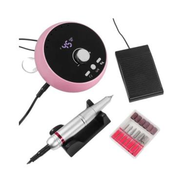 Imagem de Broca Elétrica Profissional Para Unhas, 45000rpm, Baixo Ruído, Máquina