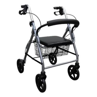 Imagem de Andador com Rodas Dobrável Winner.Med – Leve, Ajustável e Seguro para Idosos e Pessoas com Mobilidade Reduzida
