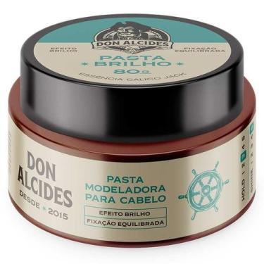 Imagem de Pasta Brilho Calico Jack Pomada Para Cabelo Média Fixação 80g Don Alci