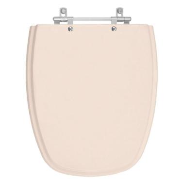 Imagem de Assento Sanitário Monte Carlo Rosa Floral Para Vaso Deca