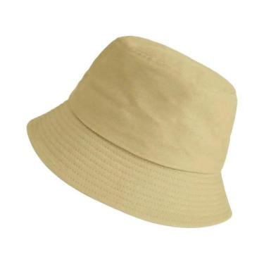 Imagem de Chapéu Balde Reversível com Proteção UV - Unissex, para Praia e Viagem
