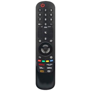 Imagem de Substituição de controle remoto Voice MR23GA aplicável para LG Smart TV OLED48C3PUA 65UR9000PUA OLED65B3PUA 50UR8000AUA OLED83M3PUA 50QNED80URA OLED77B3PUA OLED55C3PUA 75UR9000PUA OLED77M3PUA 3PUA