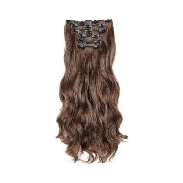 Imagem de Loira Preta 24 Polegadas Longas Extensões De Cabelo Sintético Reto 16 
