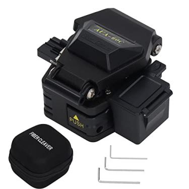 Imagem de Kit de ferramentas de faca de corte de fibra óptica – retorno automático de faca, lâmina de aço de tungstênio, kit de cutelo de fibra para FTTH, corte de precisão de 0,8°, diâmetro de fibra de 125μm