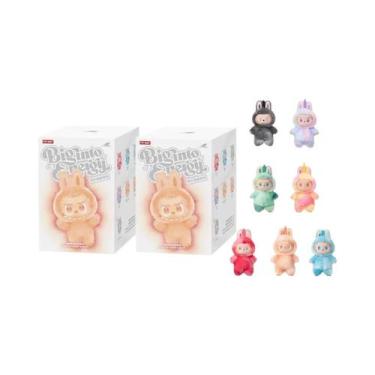 Imagem de Anime Labubu Have a Seat Series PVC Chaveiro Modelo Monstro Réplica Ca