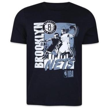 Imagem de Camiseta New Era Brooklyn Nets Core Masculino-Masculino