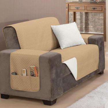 Imagem de Capa Protetora de Sofá Padrão 2 Lugares Impermeável Dupla Face - MR EN