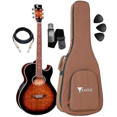 Imagem de Violão Eletroacústico Eagle Classic Gl 36 Yellow Burst