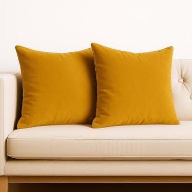 Imagem de Kit 2 Capa Almofada Veludo 45x45 Cores Diversificadas