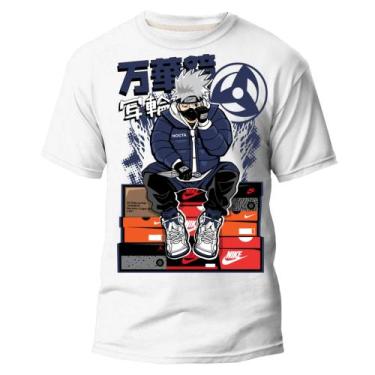 Imagem de Camiseta Kakashi Moderna  Moda Anime com Pegada Urbana - propria, Bran