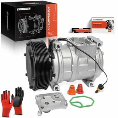 Imagem de A-Premium Compressor de ar condicionado AC com embreagem compatível com John Deere Combine, coletor de algodão, descascador de algodão, colheitadeira, Const industrial, trator, minicarregadeira