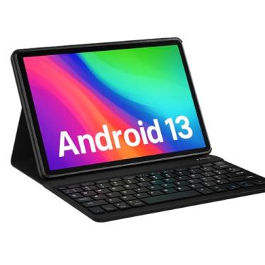 Imagem de Tablet E1038 10.1" Android – 6GB RAM + 128GB | Touch + Teclado + Capa Inclusos | Ideal para Estudo, Trabalho e Entretenimento