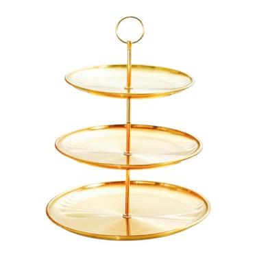 Imagem de SiaBiced Suporte para Bolo, Prato de Frutas, Suporte para Cupcake, Suporte para Cupcake em Camadas, Travessas, Suporte para Bolo, Sobremesas, Suporte para Cupc, 3 camadas