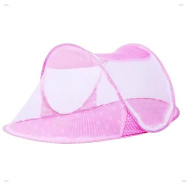 Imagem de Ninho Mosquiteiro Infantil P/Bebê Berço Portátil Cercadinho (Rosa)
