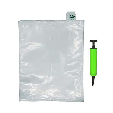 Imagem de Chenshuo Sacos de ar de embalagem, sacos de proteção infláveis de plástico transparente, sacos de embalagem infláveis de ar, 50 peças, 25 x 30 cm