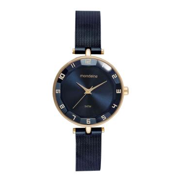 Imagem de Relógio MONDAINE feminino analógico azul 32911LPMVLE4