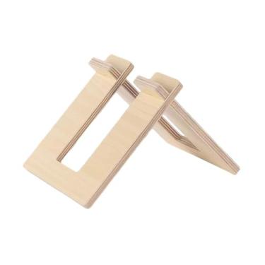 Imagem de menolana Suporte de estacionamento para bicicletas com equilíbrio infantil, piso de madeira, estrutura de estacionamento destacável, suporte de exibição para, Cor de Madeira