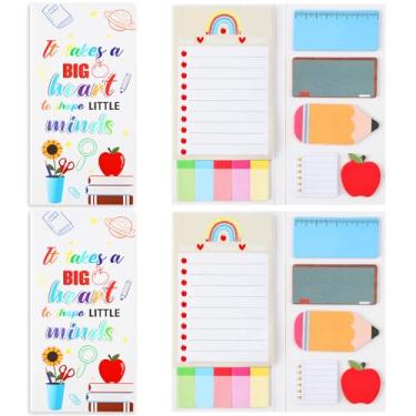 Imagem de Presentes de agradecimento de professores para professores para mulheres, material escolar para professores, 880 peças, notas adesivas, presente de graduação, material de escritório, presente de