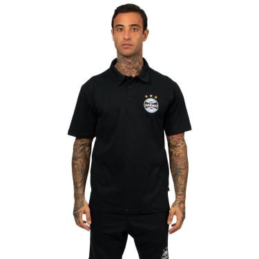 Imagem de Camiseta Futebol Polo Grêmio Classic Masculina-Masculino