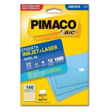 Imagem de Etiqueta Pimaco A5Q-916 C/ 140