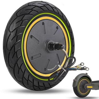 Imagem de GLDYTIMES Motor de Cubo 10X2.5 60/70-6.5 com Pneu Sólido, Rodas de Tração de 500 W, Adequadas Apenas para Scooter Elétrica Segway Ninebot Max G30P, Pneu Sem Câmara de 10 Polegadas