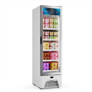 Imagem de Freezer Vertical Sorvetes Frost Free -18 a -22ºc Slim Inverter 204/337l Vf28 Optima Branca 220v - Metalfrio