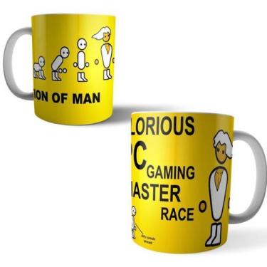 Imagem de Jogo  2 Canecas Porcelana PC Master Race 350ml (BD01) - BD Cases