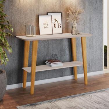 Imagem de Aparador Buffet Formoso com Prateleiras Retrô e Pés Madeira - Oliart, 