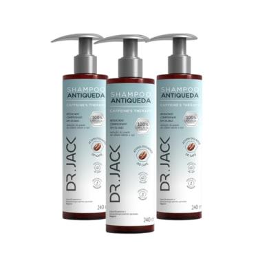 Imagem de Kit 3 unidades Shampoo Caffeine's Therapy Antiqueda e crescimento DR JACK