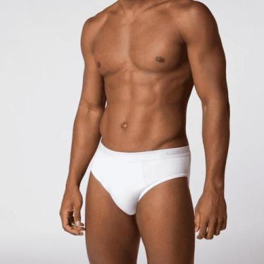 Imagem de Cueca Lupo Slip Algodão com Elastano 485-003, Branco, GG